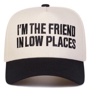 Friend in Low Places Hat - Nashville Concert Western Trucker Country Girl Style